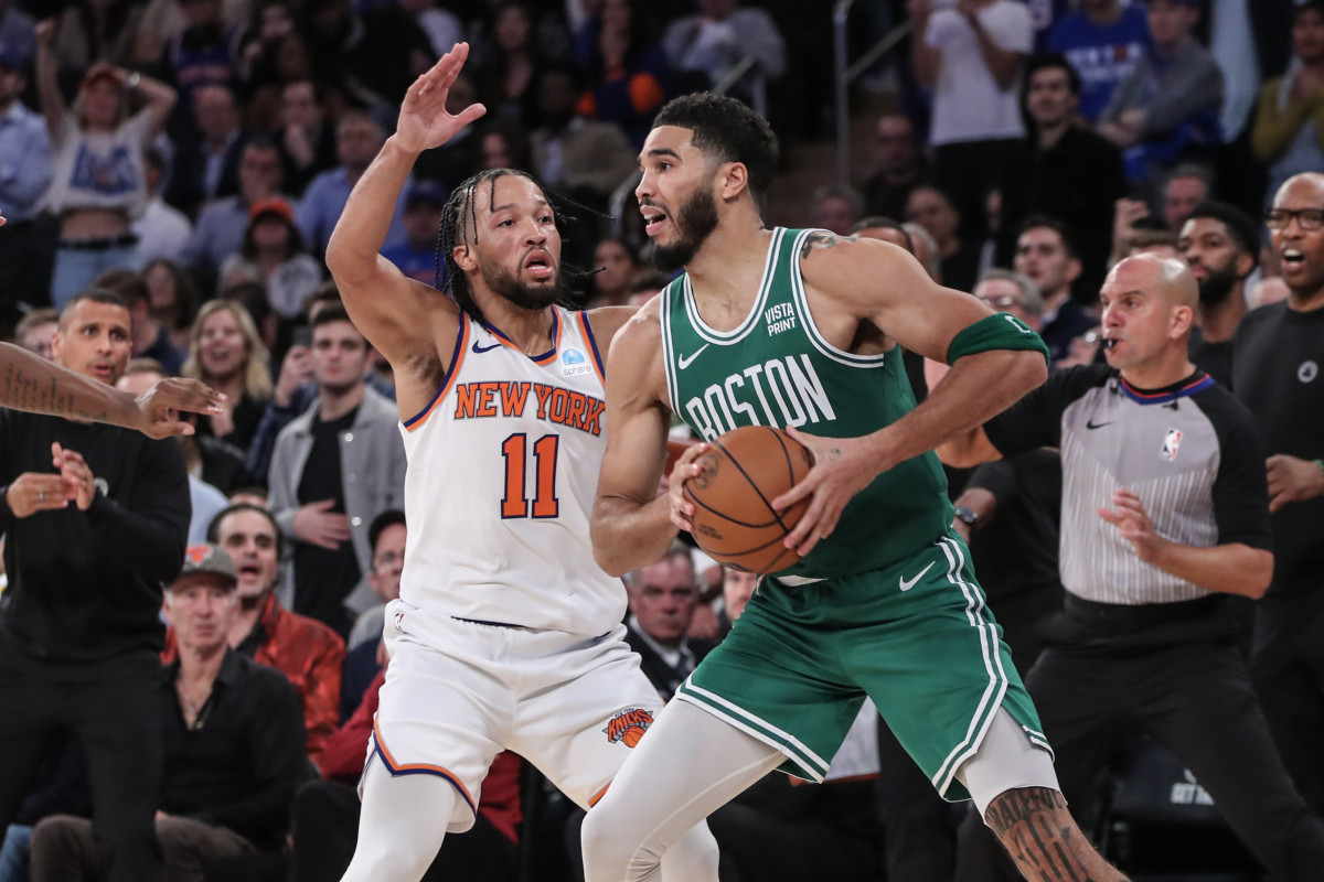 Jayson Tatum Celtics Jalen Brunson